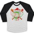 Baseball Lifestyle Apparel Youth Christmas Baseball Drip Baseball Raglan Shirt