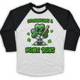 Baseball St Patrick's Day Irish Shamrock Trendy Baseball Raglan Shirt