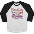 Grandparent Grandma Of The 1 Rookie Baseball Baseball Raglan Shirt Grandparent Grandma Of The 1 Rookie Baseball Baseball Raglan Shirt