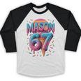 Mason 67 Meme Ice Cream Baseball Drip Baseball Raglan Shirt Mason 67 Meme Ice Cream Baseball Drip Baseball Raglan Shirt