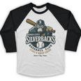 Sioux City Silverbacks Retro Minor League Baseball Baseball Raglan Shirt Sioux City Silverbacks Retro Minor League Baseball Baseball Raglan Shirt