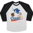 Sonic The Hedgehog Sonic Baseball Est 1991 Baseball Raglan Shirt Sonic The Hedgehog Sonic Baseball Est 1991 Baseball Raglan Shirt