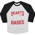 Stealing Hearts Like I Steal Bases Cute Baseball Kids Baseball Raglan Shirt