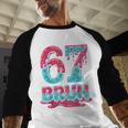 67 Ice Cream Drip Baseball For Men Women Kids Baseball Raglan Shirt