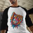 Baseball Drip Ice Cream Sprinkles Baseball Glove For Boys Baseball Raglan Shirt Baseball Drip Ice Cream Sprinkles Baseball Glove For Boys Baseball Raglan Shirt