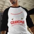 Baseball Great Grandma Of A Baseball Player Great Grandma Baseball Raglan Shirt