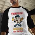 Cute Baseball Fan Weekend Forecast Change Of Beer And Hotdog Baseball Raglan Shirt Cute Baseball Fan Weekend Forecast Change Of Beer And Hotdog Baseball Raglan Shirt