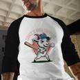 Knock It Outa The Park Baseball Goat Home Run Baseball Raglan Shirt Knock It Outa The Park Baseball Goat Home Run Baseball Raglan Shirt