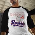 Momma Rookie Of Year 1st Birthday Baseball Theme Matching Baseball Raglan Shirt
