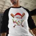 Santa Sports For Men Boys Christmas Baseball Player Baseball Raglan Shirt Santa Sports For Men Boys Christmas Baseball Player Baseball Raglan Shirt