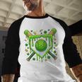 St Patrick Day Baseball Drip Ice Cream Boys Men Baseball Raglan Shirt St Patrick Day Baseball Drip Ice Cream Boys Men Baseball Raglan Shirt