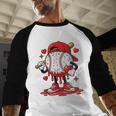 Valentine Baseball Drip Ice Cream Youth Boys Couples Baseball Raglan Shirt