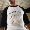 Women's Six Seven 67 Bruh 6 7 Happy Pi Day Baseball Be Irrational Baseball Raglan Shirt