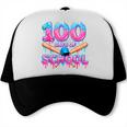 100 Days Of School Baseball Dripping Ice Cream 100th Day Trucker Cap