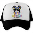 2nd Grade Vibes Messy Hair Bun Girl Back To School First Day Trucker Cap 2nd Grade Vibes Messy Hair Bun Girl Back To School First Day Trucker Cap