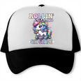 4th Grade Back To School First Day Girls Rollin Unicorn Trucker Cap