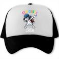 4th Grade Crew Dalmatian Dog Dabbing Back To School Premium Tri-Blend Trucker Cap
