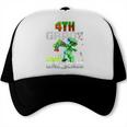 4th Grade Level Unlocked Back To School Pixel Game Trucker Cap
