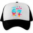 I Was 6 Now I'm 7 67 Birthday Baseball Drip 7 Year Old Trucker Cap