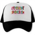 Assistant Principal Coquette Bow Pencil Cute Back To School Trucker Cap