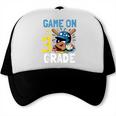Back To School Game On Third Grade Baseball First Day Boys Trucker Cap Back To School Game On Third Grade Baseball First Day Boys Trucker Cap