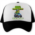 Back To School Kindergarten Retro Monster Truck Dinosaur Boy Trucker Cap