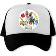 Back To School Miniature American Shepherd Dog Boys Girls Trucker Cap Back To School Miniature American Shepherd Dog Boys Girls Trucker Cap