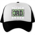 Back To School Ready To Tackle 3rd Grade Football Trucker Cap