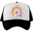 Back To School Shirt Rainbow Happy First Day Of Pre-K Trucker Cap Back To School Shirt Rainbow Happy First Day Of Pre-K Trucker Cap