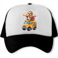 Back To School Sloth School Bus 100 Days Of School Trucker Cap Back To School Sloth School Bus 100 Days Of School Trucker Cap