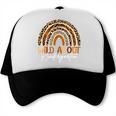 Back To School Wild About Kindergarten Leopard Rainbow Trucker Cap Back To School Wild About Kindergarten Leopard Rainbow Trucker Cap