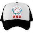 Baseball Dad Happy Fathers Day Dad Daddy Baseball Lover Trucker Cap