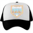 Baseball Dad Ice Cream Drip Home Plate Cool Fathers Day Trucker Cap Baseball Dad Ice Cream Drip Home Plate Cool Fathers Day Trucker Cap
