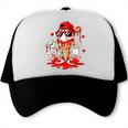 Baseball Drip Ice Cream Apparel Youth Boys Valentines Trucker Cap