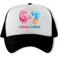 Baseball Ice Cream Drip 67 Official Teenager 13th Birthday Trucker Cap Baseball Ice Cream Drip 67 Official Teenager 13th Birthday Trucker Cap