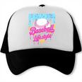 Baseball Life Lifestyle Home Plate Ice Cream Drip Men Boys Trucker Cap Baseball Life Lifestyle Home Plate Ice Cream Drip Men Boys Trucker Cap