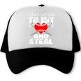 Baseball Mom Humor I Teach My Kids To Hit And Steal Trucker Cap