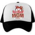 Baseball Mom Mama Mother's Day Leopard Sport Mom Mama Trucker Cap