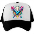 Baseball Player Ice Cream Drip Trucker Cap Baseball Player Ice Cream Drip Trucker Cap