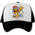 Baseball Player Pencil Back To School Cute Sport Students Trucker Cap
