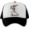 Baseball Skeleton Spooky Boys Halloween Baseball Player Trucker Cap Baseball Skeleton Spooky Boys Halloween Baseball Player Trucker Cap