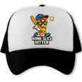Boys Pizza Theme Baseball Home Hitter Trucker Cap