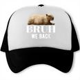 Bruh We Back To School Capybara First Day Of School Trucker Cap