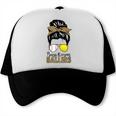 Busy Raising Ballers Tennis Baseball Mom Messy Bun Leopard Trucker Cap Busy Raising Ballers Tennis Baseball Mom Messy Bun Leopard Trucker Cap