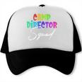 Camp Director Squad Counselor Camper Camping Back To School Trucker Cap