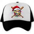 Christmas Baseball Pajama Santa For Men Boys Girls Kids Xmas Trucker Cap