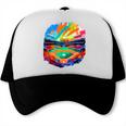 Colorful Baseball Field Home Run Baseball Player Fans Trucker Cap Colorful Baseball Field Home Run Baseball Player Fans Trucker Cap