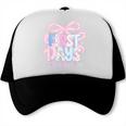 Coquette Bow Happy First Day Of School Back To School Retro Trucker Cap Coquette Bow Happy First Day Of School Back To School Retro Trucker Cap