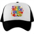 Crayon Crew Cute Back To School Vibes Student Trucker Cap