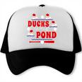 Cute Ducks On The Pond Cute Baseball Mom T-Shirt Trucker Cap